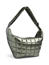 Load image into Gallery viewer, Oversized Metallic Puffer Sling Bag