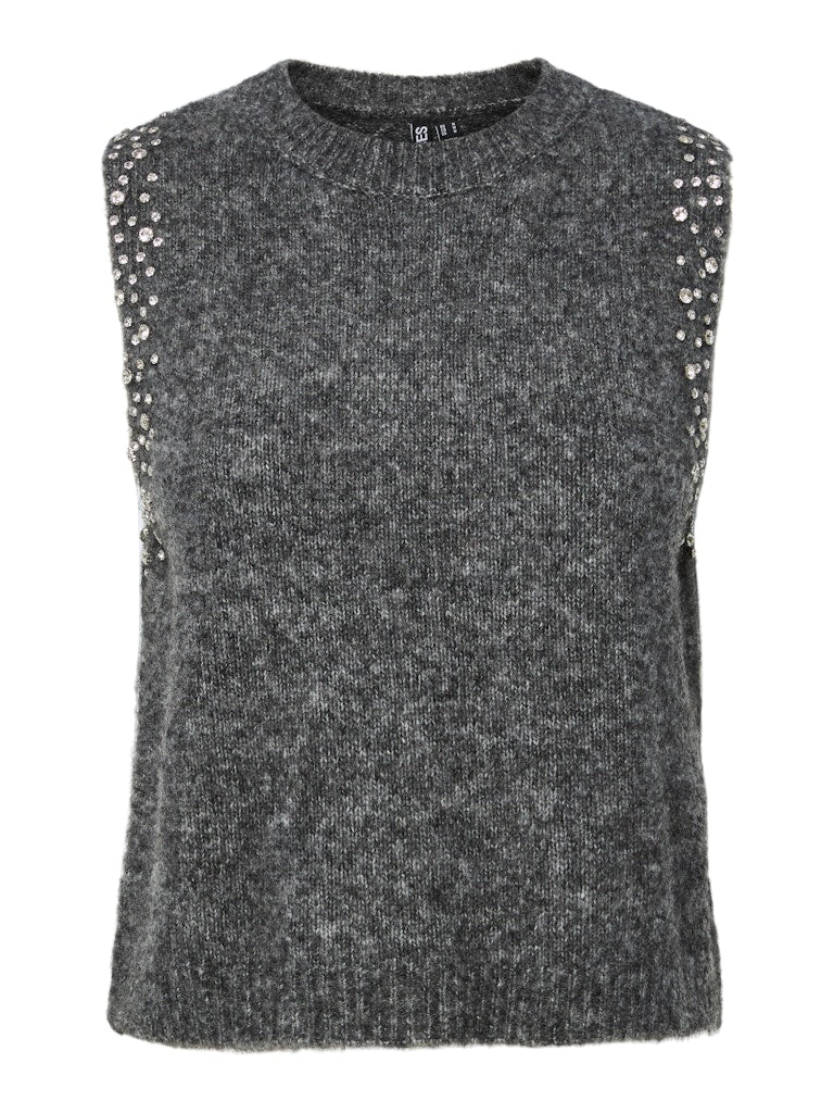 Embellished Knitted Vest