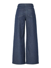 Load image into Gallery viewer, Wide Leg Pinstripe Jeans