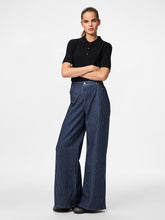 Load image into Gallery viewer, Wide Leg Pinstripe Jeans