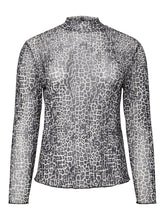 Load image into Gallery viewer, Snow Leopard Mesh Top