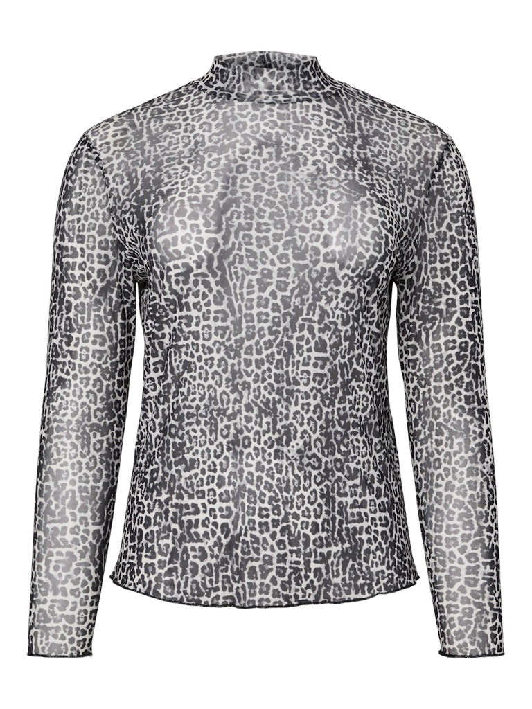 Snow Leopard Mesh Top