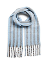 Load image into Gallery viewer, Blue Stripe Scarf