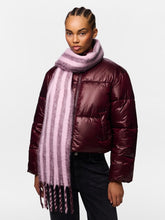 Load image into Gallery viewer, Wine Stripe Scarf