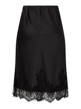 Load image into Gallery viewer, Lace Hem Satin Skirt