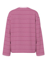 Load image into Gallery viewer, Raspberry Striped Top