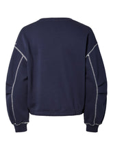 Load image into Gallery viewer, Contrast Navy Sweat