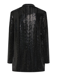Shimmer Metallic Blazer