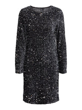 Load image into Gallery viewer, Long sleeve Sequin Dress