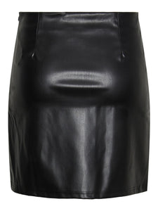 Faux Leather Mini Skirt