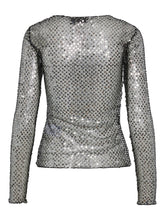 Load image into Gallery viewer, Sequin Sheer Top