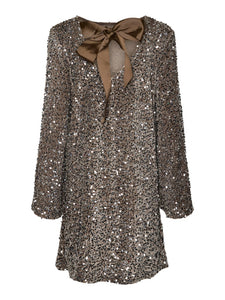 Sequin Bow Dress
