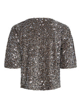 Load image into Gallery viewer, Short Sleeve Sequin Top.