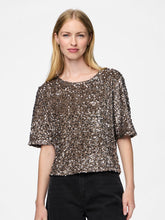Load image into Gallery viewer, Short Sleeve Sequin Top.