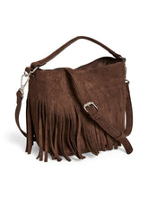 Load image into Gallery viewer, Brown Fringed Bag