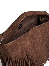 Load image into Gallery viewer, Brown Fringed Bag