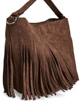 Load image into Gallery viewer, Brown Fringed Bag
