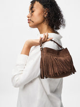 Load image into Gallery viewer, Brown Fringed Bag