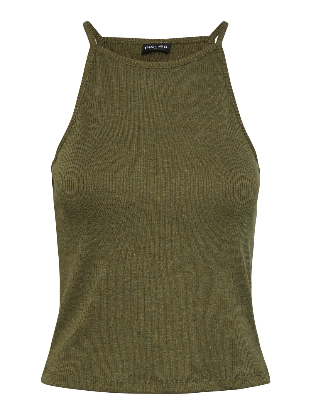 Ribbed Halter Vest