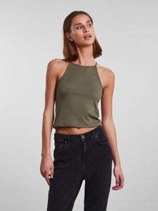 Ribbed Halter Vest