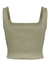 Load image into Gallery viewer, Scoop Neck Crop Vest