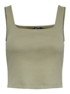 Scoop Neck Crop Vest
