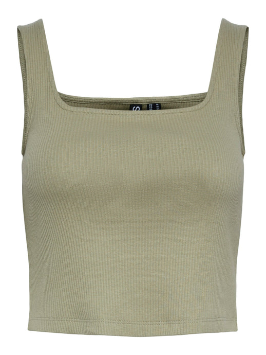 Scoop Neck Crop Vest