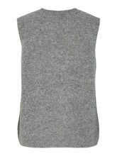 Load image into Gallery viewer, Grey Knitted Bow Vest