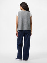 Load image into Gallery viewer, Grey Knitted Bow Vest
