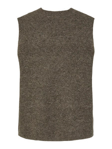 Morel Knitted Bow Vest
