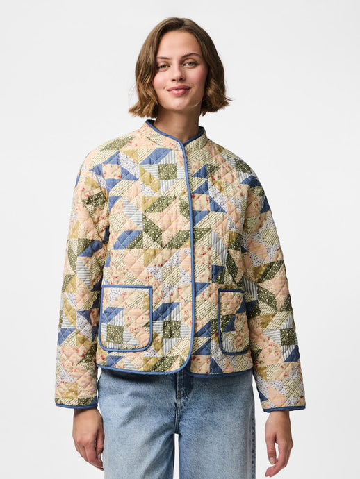 Patchwork Floral Quilted Jacket