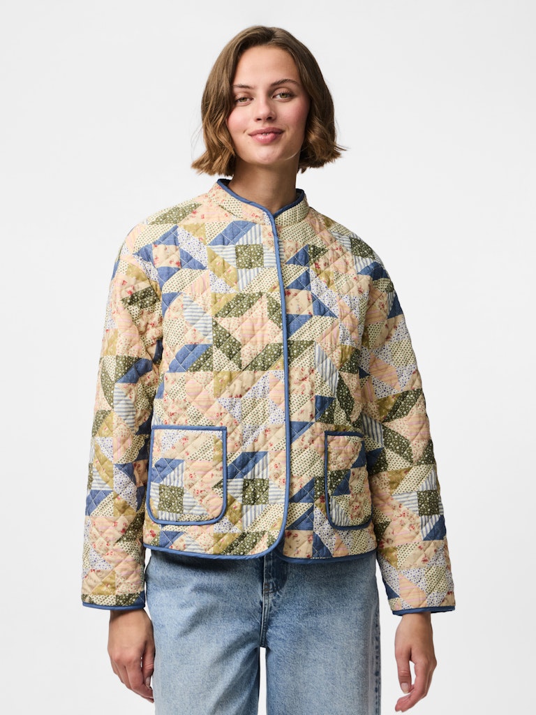 Patchwork Floral Quilted Jacket