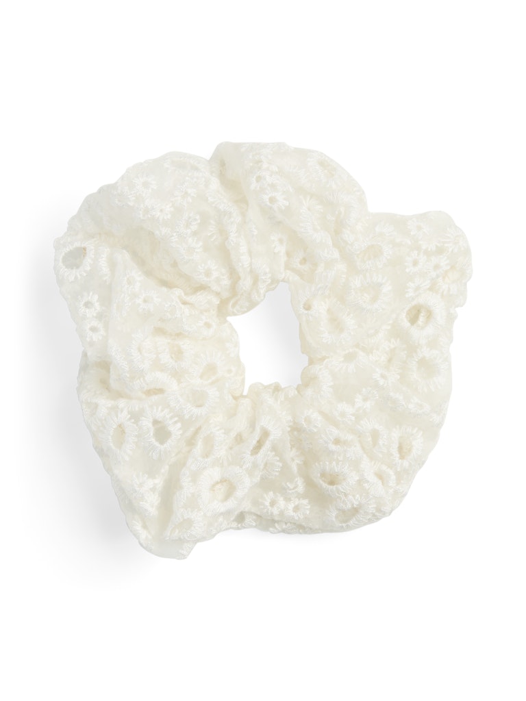 Ivory Frill Scrunchie