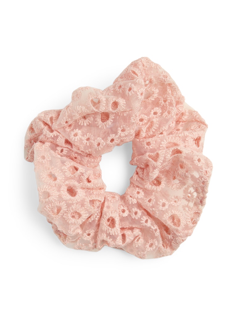 Peach Frill Scrunchie