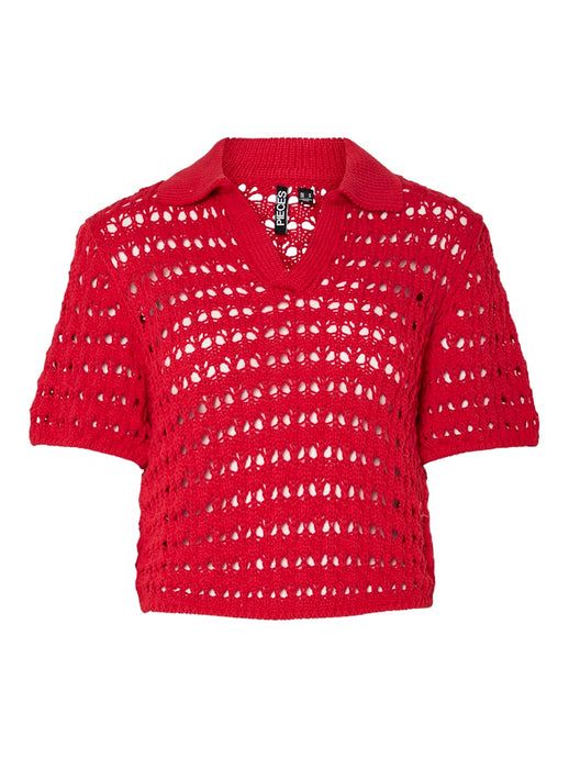 Cropped Knitted Polo
