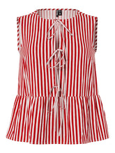 Load image into Gallery viewer, Candy Stripe Tie Top