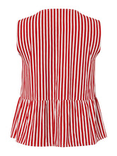 Load image into Gallery viewer, Candy Stripe Tie Top