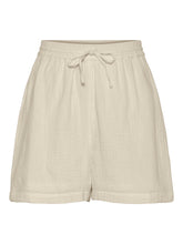 Load image into Gallery viewer, Cream Cotton Shorts