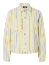 Load image into Gallery viewer, Sunshine Stripe Denim Jacket