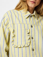 Load image into Gallery viewer, Sunshine Stripe Denim Jacket