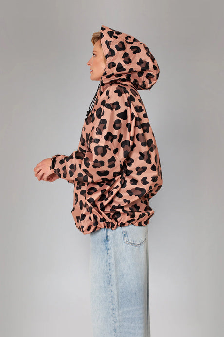 Leopard Waterproof Anorak