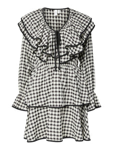 Gingham Tiered Dress