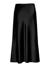 Load image into Gallery viewer, Black Satin Skirt