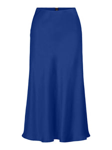 Midnight Satin Skirt