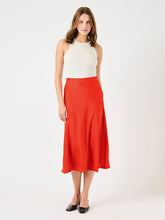 Load image into Gallery viewer, Poinsettia Satin Skirt