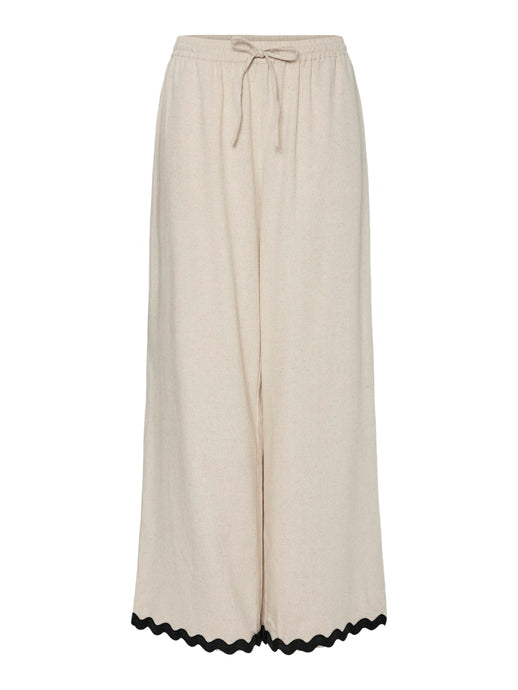 Tally Linen Wide Leg Trousers