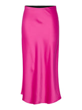 Load image into Gallery viewer, Rose Violet Satin Skirt