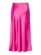 Load image into Gallery viewer, Rose Violet Satin Skirt