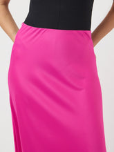 Load image into Gallery viewer, Rose Violet Satin Skirt