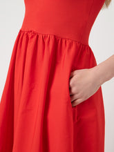 Load image into Gallery viewer, Fire Red Sun dress